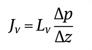 Ultrafiltration math equation