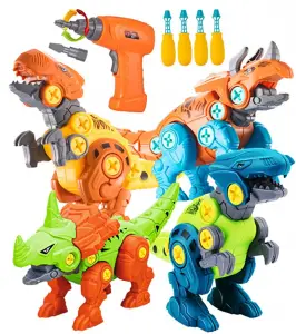Best Engineering Toys For Kids Take Apart Dinosaur Toys for Kids with Electric Drill